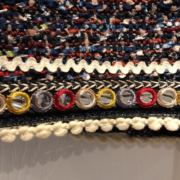 2. Zara | Jacquard Tassel A-Line Mini Skirt - Picture 5 of 6